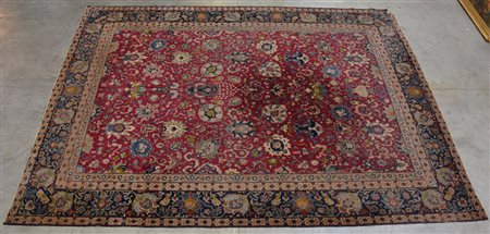 Tappeto Tabriz, Persia secolo XX. Disegno all.over floreale policromo su...