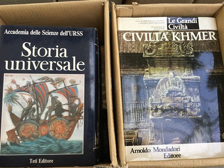 Lotto composto da svariati volumi inerenti principalmente la storia. In due...
