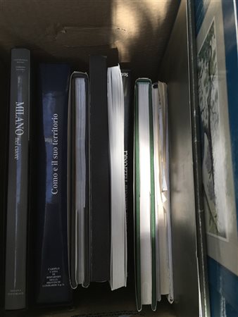 Lotto composto da svariate pubblicazioni inerenti soprattutto l'arte. In due...