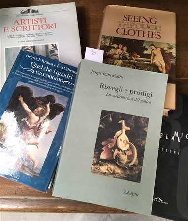 Lotto composto da cinque saggi inerenti l'arte (difetti)