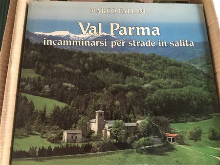 Lotto di 4 cartoni contenenti numerosi volumi inerenti soprattutto l'arte e...
