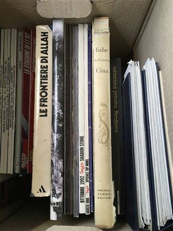 Lotto composto da numerosi volumi di genere e argomento differente, fra cui...