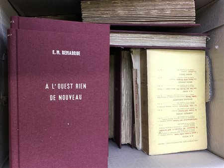 Lotto composto da numerosi romanzi, di diverso argomento ed epoca. In 3 cartoni.