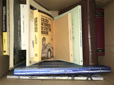 Lotto composto da alcune pubblicazioni inerenti le tecniche di costruzione e...