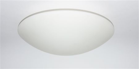 Plafoniera in vetro incamiciato satinato lattimo (d cm 50)