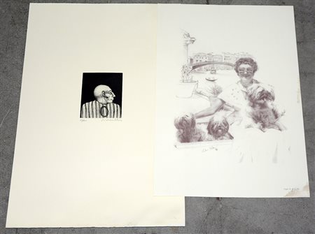 Cartella editoriale del Rotary Club contenente alcune incisioni di differenti...