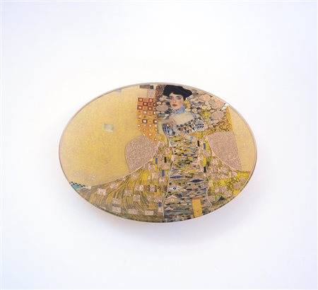 Piatto in vetro Da Gustave Klimt (d. cm 36)