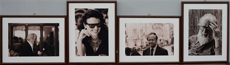 Giovanni Pandini. Gruppo di otto foto raffiguranti personaggi famosi e...