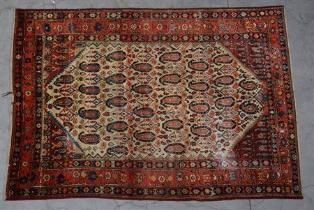 [Tappeti] Tappeto Ferahkhan, Persia, inizio sec. XX. Disegno a file di Boteh...