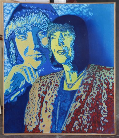 Giangiacomo Spadari (San Marino 1938 - Milano 1997) "Ritratto di M.M." '86....