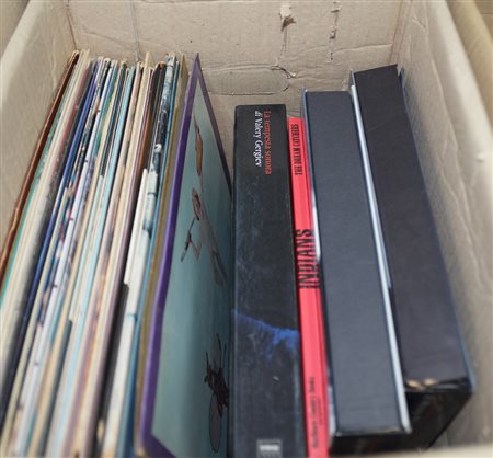 Lotto di alcuni dischi trentatre giri diversi. In un cartone (difetti).