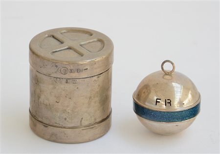 Lotto composto da un contenitore Brandimarte e un pendente in argento (gr...