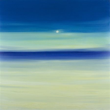 ALESSANDRO TRANI Roma, 1964 " Artico " anno 2012 olio su tela 80x80 cm...