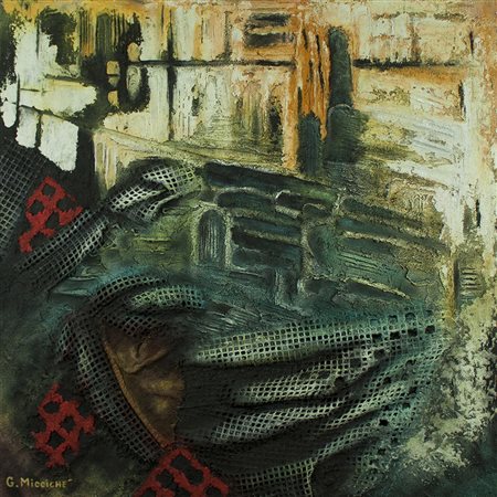 GERLANDO MICCICHÈ Agrigento, 1951 " Angoscia e lacrime op. n. 3 " anno 2016...