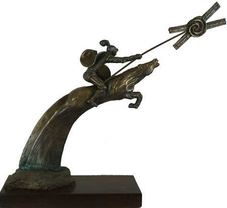 NIETTA D' ATENA Reggio Calabria, 1942 " Don Chisciotte vincente " anno 2010...