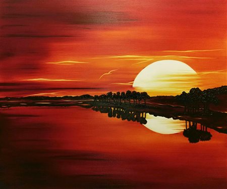 RURÒ Barletta, 1964 " Essenza" anno 2017 olio su tela 100x120 cm firmato al...