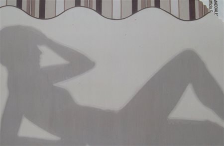 MARA FESTARI Borgomanero, 1979 " Al sole " olio su tela 80x120 cm Certificato...