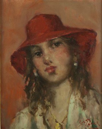 GIOVANNI PANE Napoli, 1928-2010 olio su tela 30x24 cm firmato al fronte e al...