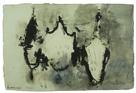 PIERO PIZZI CANNELLA Rocca di Papa, 1955 " La musique " anno 2007 olio e...