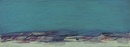 CLAUDIO VERNA Guardiagrele, 1937 pastelli e tecnica mista su carta 40x85 cm...