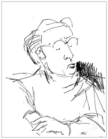 GUALTIERO NATIVI Pistoia 1921 – Greve in Chianti 1999 Senza titolo anni ‘40...