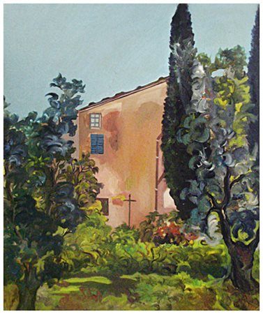 RUSSO Senza titolo 1977 Olio su tela 60 x 50. Firma e data in b. a d.; sul...