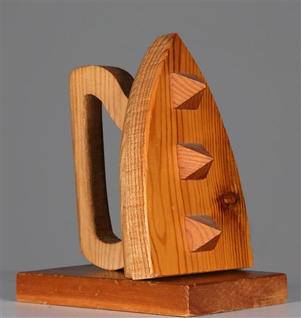 MARIO CEROLI 1938 Senza titolo Multiplo scultura in legno, cm. 18 x 14 x 10...