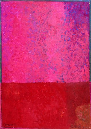 JOZEF JAREMA 1900 - 1974 Senza titolo, 1972 Tecnica mista su carta applicata...