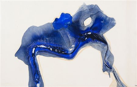 MARTIAL RAYSSE 1936 Composition, 1960 Vernice a olio su carta, cm. 64 x 99...