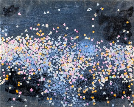 TANO FESTA 1938 - 1988 Tropico del capricorno, 1985 Acrilico e coriandoli su...