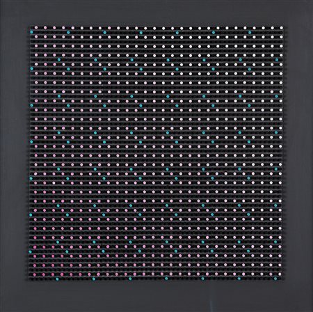 FRANCO COSTALONGA 1933 Oggetto quadrato sui gradienti di luminosità, 1994...