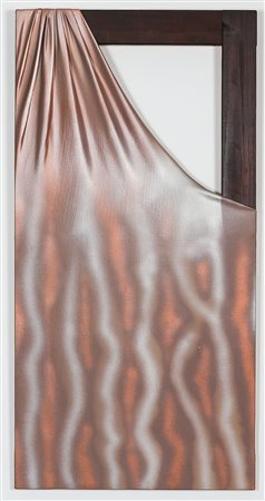 JORRIT TORNQUIST 1938 Senza titolo, 1990 Acrilico su tela tagliata e piegata,...