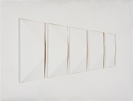 MICHAEL ANTONY MICHAELEDES 1927 Senza titolo, 1970 Bassorilievo in carta, cm....