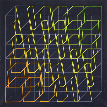 ALDO BOSCHIN 1942 (S.C.P. 6X6) I 76, 1976 Acrilico su tela, cm. 30 x 30...