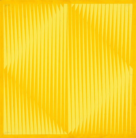 GIANFRANCO ZAPPETTINI 1939 Strutture in Ex c/71, 1971 Acrilico su tela, cm....