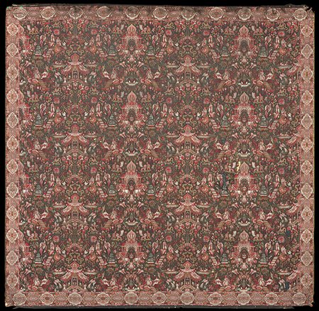 Scialle Cachemire, tessuto a mano in lana con telaio Jaquard, al lanciato e...