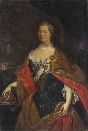 Cerchia di Martin Van Meytens, secolo XVIII "Ritratto di Maria Teresa...