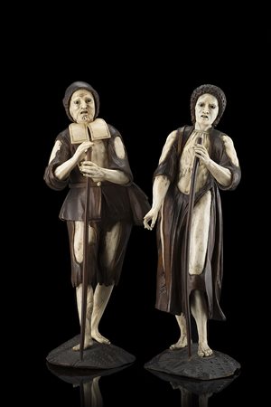 Simon Troger (Abfaltersbach 1693 - Monaco Di Baviera 1768)(attr.) "Figure...