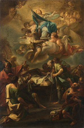 Maestro napoletano del secolo XVIII "Assunzione della Vergine" da Corrado...