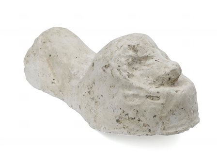 CERONE GIACINTO (1957-2004) Leone 1991gesso cm 48x16x16firmato e datato sul...