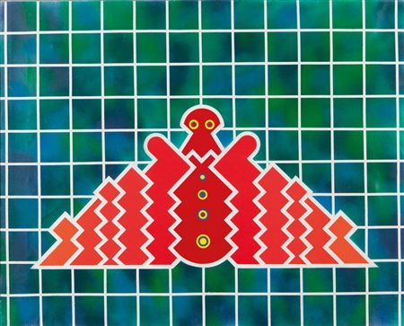 RENATO VOLPINI URBANI (1934-) Aquila reale 1971tecnica mista su tela cm...