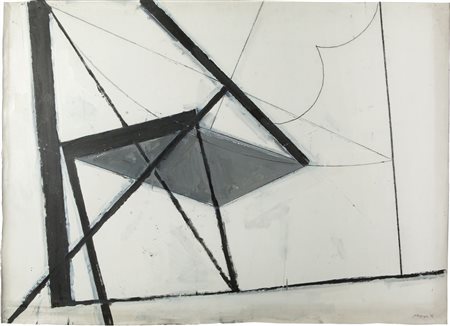 GIANFRANCO PARDI (1933-2012) Senza titolo 1984smalto su tela cm 75x105firmato...