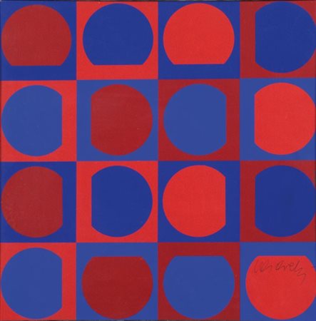 VICTOR VASARELY (1906-1997) Senza titolo 1974serigrafia cm 28x28100 esemplari...