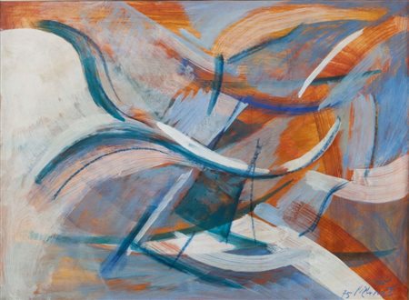 ARMANDO PIZZINATO (1910-2004) Senza titolo 1975gouache su carta cm...