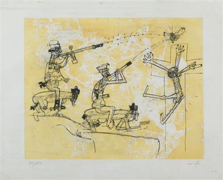 AA.VV (-) Lotto di due opereSebastian MattaSenza titolo 1968serigrafia cm...