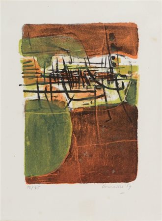 CORNEILLE (CORNELIUS VAN BEVERLOO) (1922-2010) Petite Geometrie fidèle...