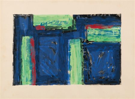 PIERO DORAZIO (1927-2005) Astratto 1955serigrafia cm 49x64esemplare...