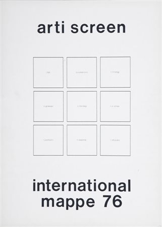 AA.VV (-) International mappe 1976J.Bill, A.Calderara, R.F.Frangi, C.Groeser,...