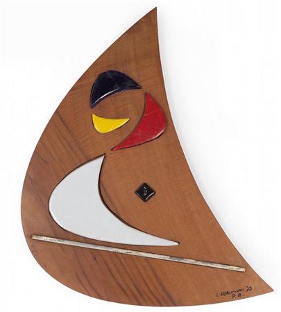 LUIGI VERONESI (1908-1998) Senza titolo 1973legno sagomato con elementi...