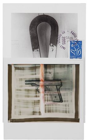 MAURIZIO GALIMBERTI (1956-) Omaggio a Man Ray, compassParis, 2005polaroid,...